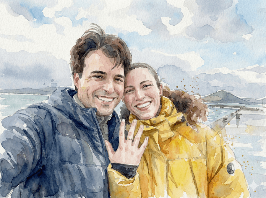 Beatriz y Enrique de pequeños